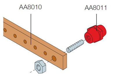 

Abb TUR Шина медная 20x5мм ШхВ L=1000мм (1упак=4шт)