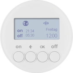 

Berker quicklink - Таймер для вставки выключателя, радиошина KNX,, R.1/R.3, цвет: полярная белизна