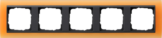 Рамка Gira Event на 5 постов универсальная оранжевыйантрацит 7144₽