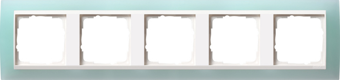 Рамка на 5 постов Gira Event универсальный монтаж цвет салатовыйантрацит 5270₽