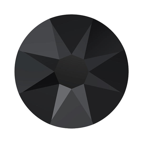 Кристаллы Swarovski 2058 SS8 27mm клеевые No Hotfix Jet 280 в упаковке 1440 штук продажа кратно упаковке 2200₽