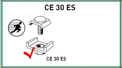 Cablofil Шайба с гайкой М6 CE30ES EZ, упаковка, 50 шт., цена за упаковку