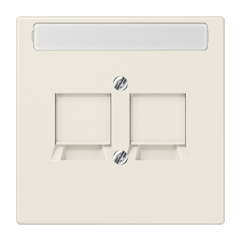 

Крышка для 2-x модульных гнезд ; слоновая кость LS969-2NFWE Jung