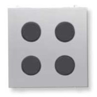 

Abb FATH SR-4-N2PL Центральная плата 4-кнопочная free@home, Zenit, серебряный, Серебро, Zenit