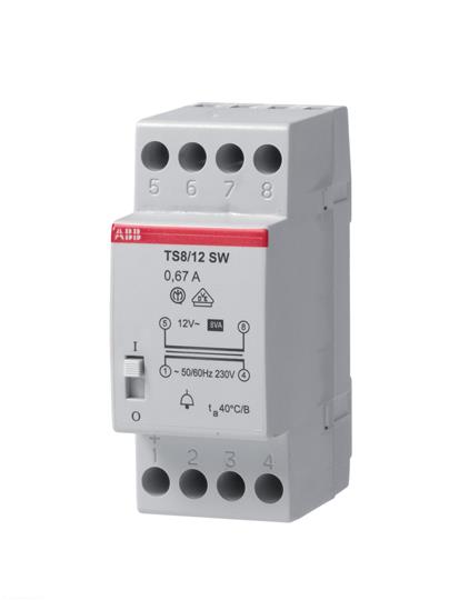 

Abb ELC Трансформатор звонк.защ.кз TS 8/8SW