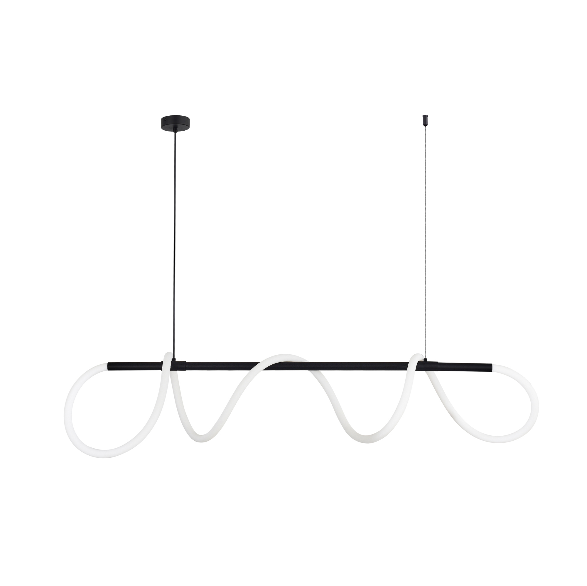 Donolux  LED подвес серия TUBA 70Вт D28xL1260мм H3000мм неон D25xL3600мм 3000К IP20 цвет армату 24571₽