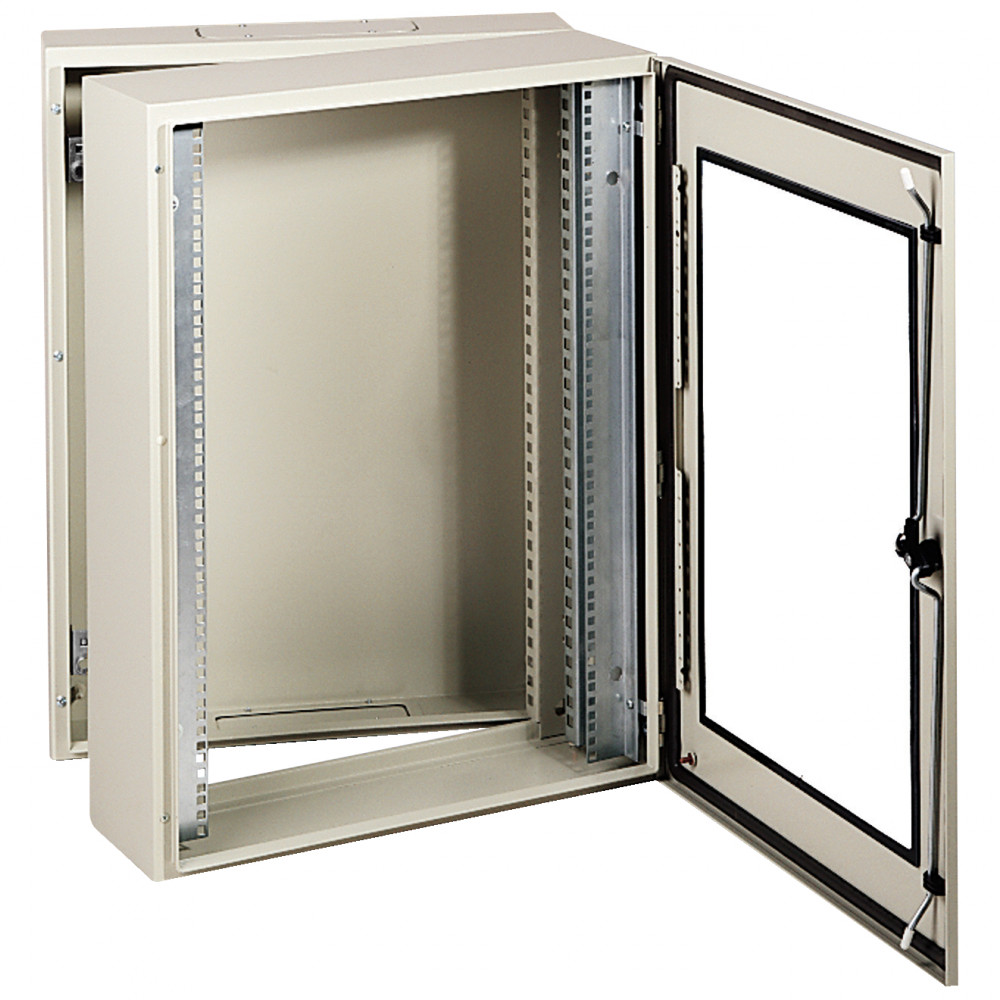 

SE Universal Enclosures ШКАФ 19" С ПРОЗР. ДВ. 2-КОРП.10U ГЛ.380, Серый, SPACIAL