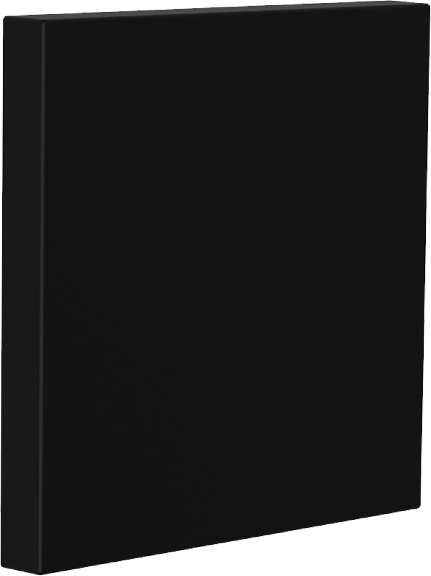 Датчик движения ВЧ настенный, обзор 160º, 1200Вт, 3-15 метров, 3-х проводный, встраиваемый, IP20, накладка 55х55мм, черный, без рамки, Donel