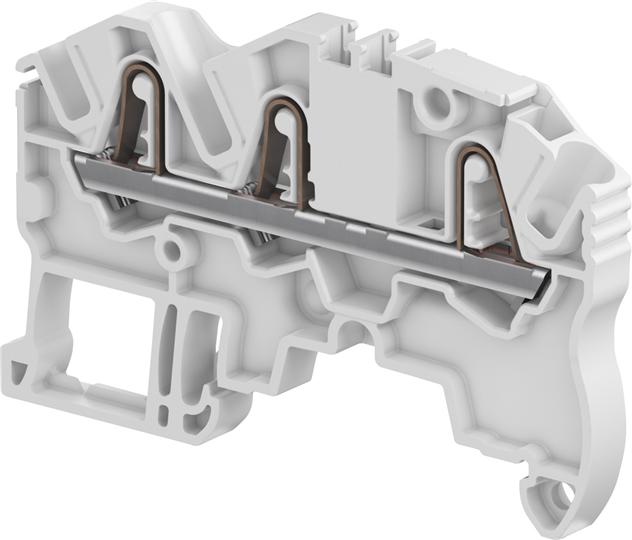 

Abb ENT Клемма втычная ZK2,5-3P-WH белая - 2,5 мм², 3 зажима