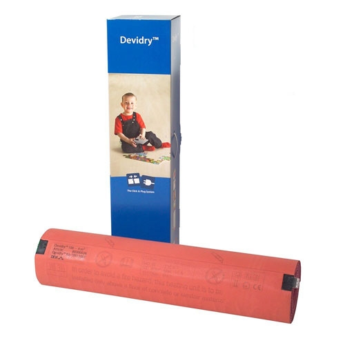 

Маты Devidryтм 100 (100 Вт/кв.м.). Размер: 1х5 м. Площадь мата 5,0 кв.м. Площадь обогрева 4,4 кв.м., DeviDry