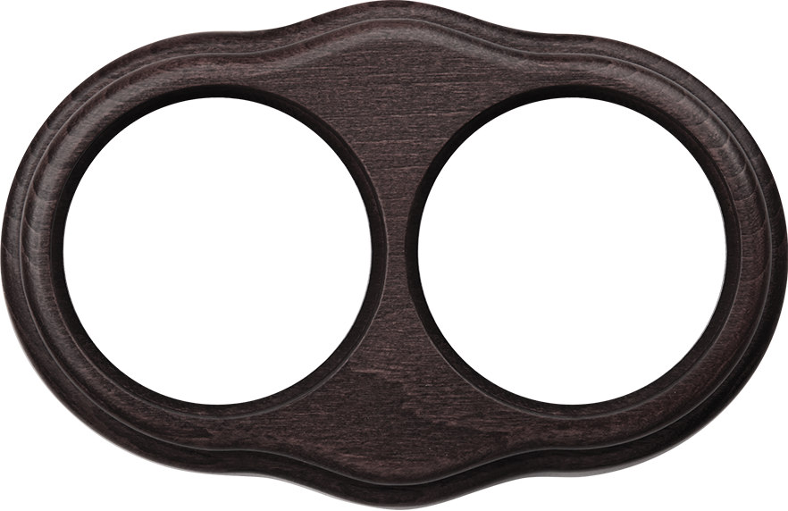 

Рамка Werkel Legend Wave на 2 поста, универсальная, венге, Werkel