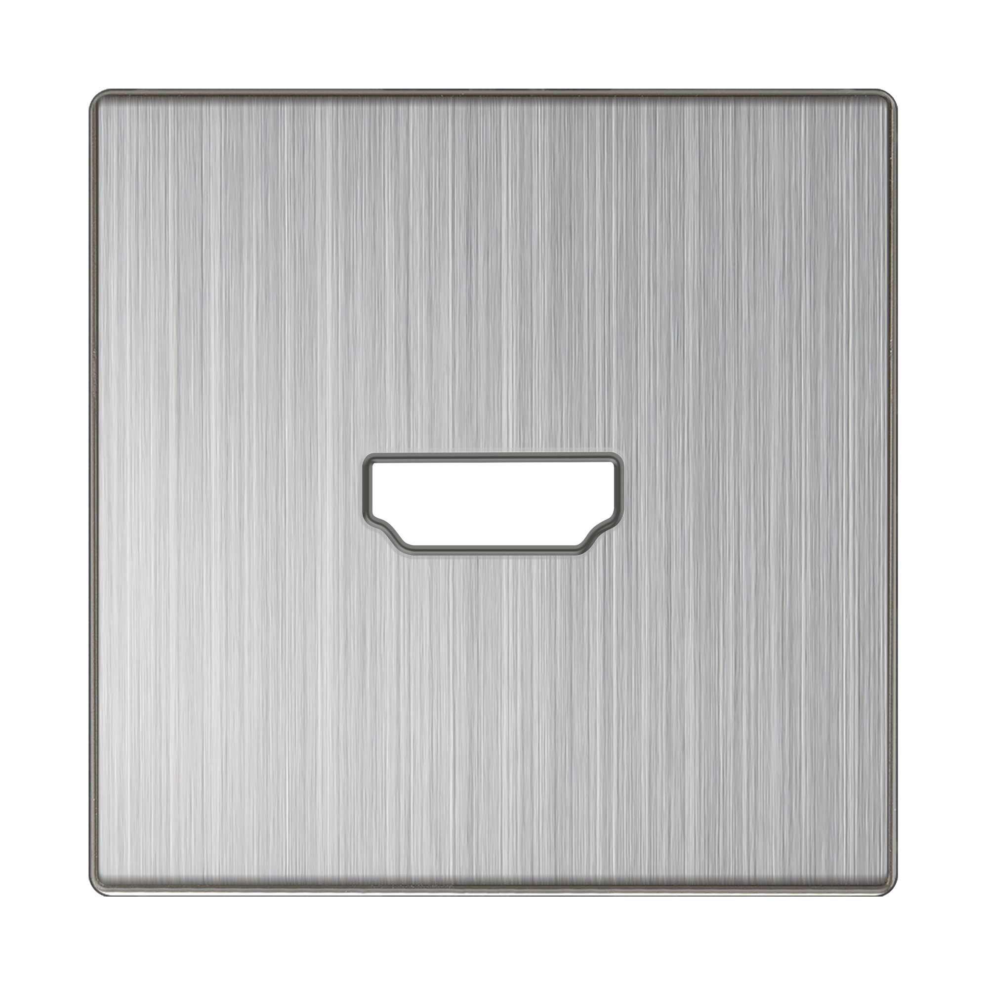 Накладка для розетки HDMI Werkel, глянцевый никель