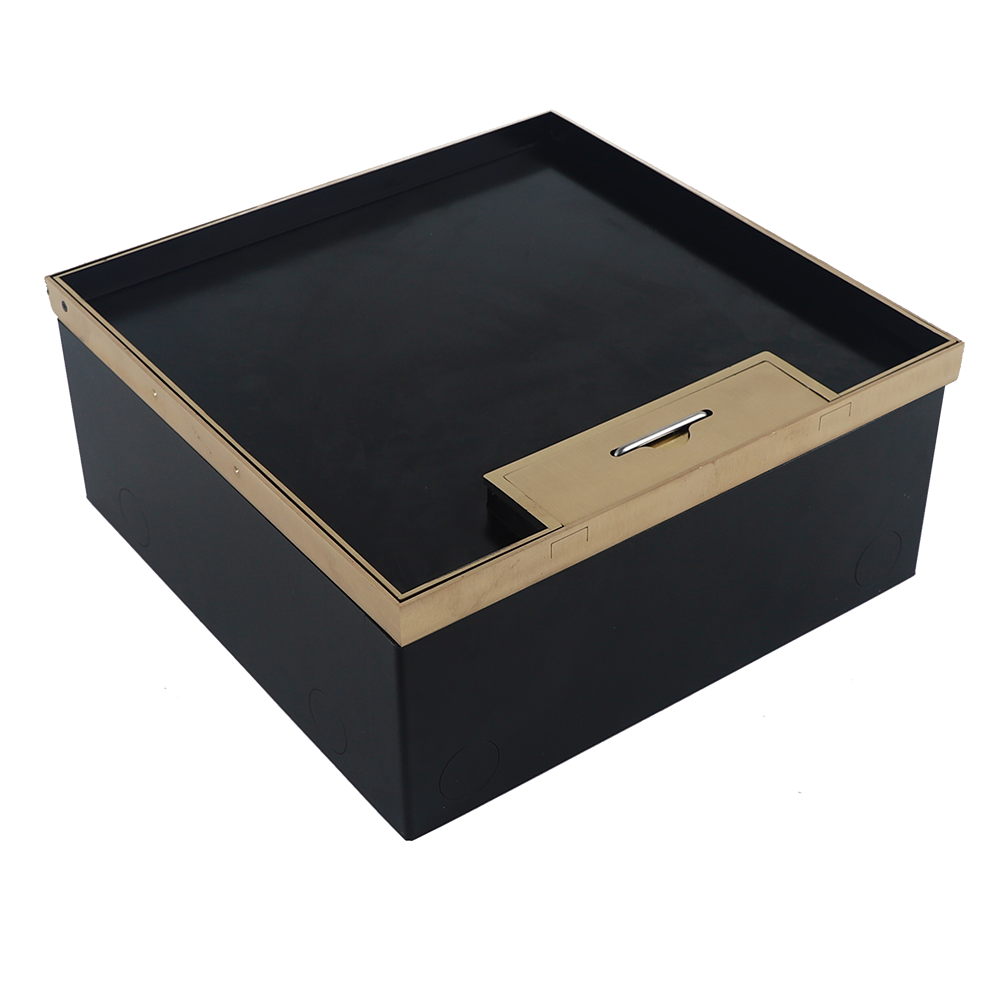 Лючок для электроустановочных изделий стандарта 45х45 вертикальная установка 6 модулей 45х45мм 6 модулей 225х45мм крышка выравнивается в уровень 36882₽