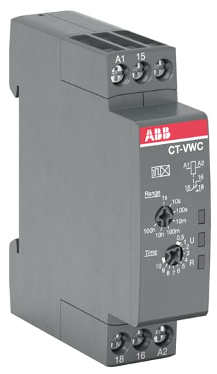 

Abb SST Реле времени CT-VWC.12 компактное (импульс при включ.) 24-48B DC, 24-240B AC (7 диапазонов