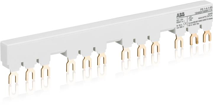 

Abb SST Шинная разводка 3-фазн. PS1-4-1-65 до 65А для 4-х автоматов типа MS116, MS132, MS132-T, MO1
