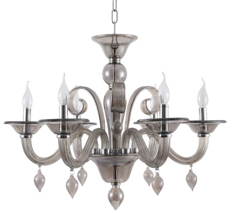 

Люстра Crystal Lux CAETANO SP-PL6 SMOKE 1292/306