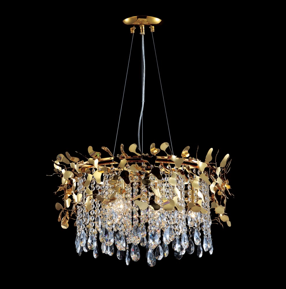 

Люстра Crystal Lux ROMEO SP6 GOLD D600 2831/306