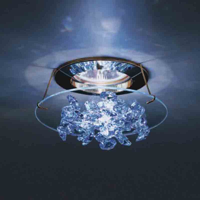 

Swarovski CRYSTAL ICE BREEZE Светильник встраиваемый 1x35W, GU 5.3, 12V, Ø 110, H 42 mm, сапфировый