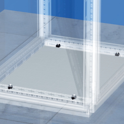 

DKC Дно сплошное, для шкафов CQE 1000 x 600мм, Серый, "RAM block" - металлические корпусные решения для автоматизации