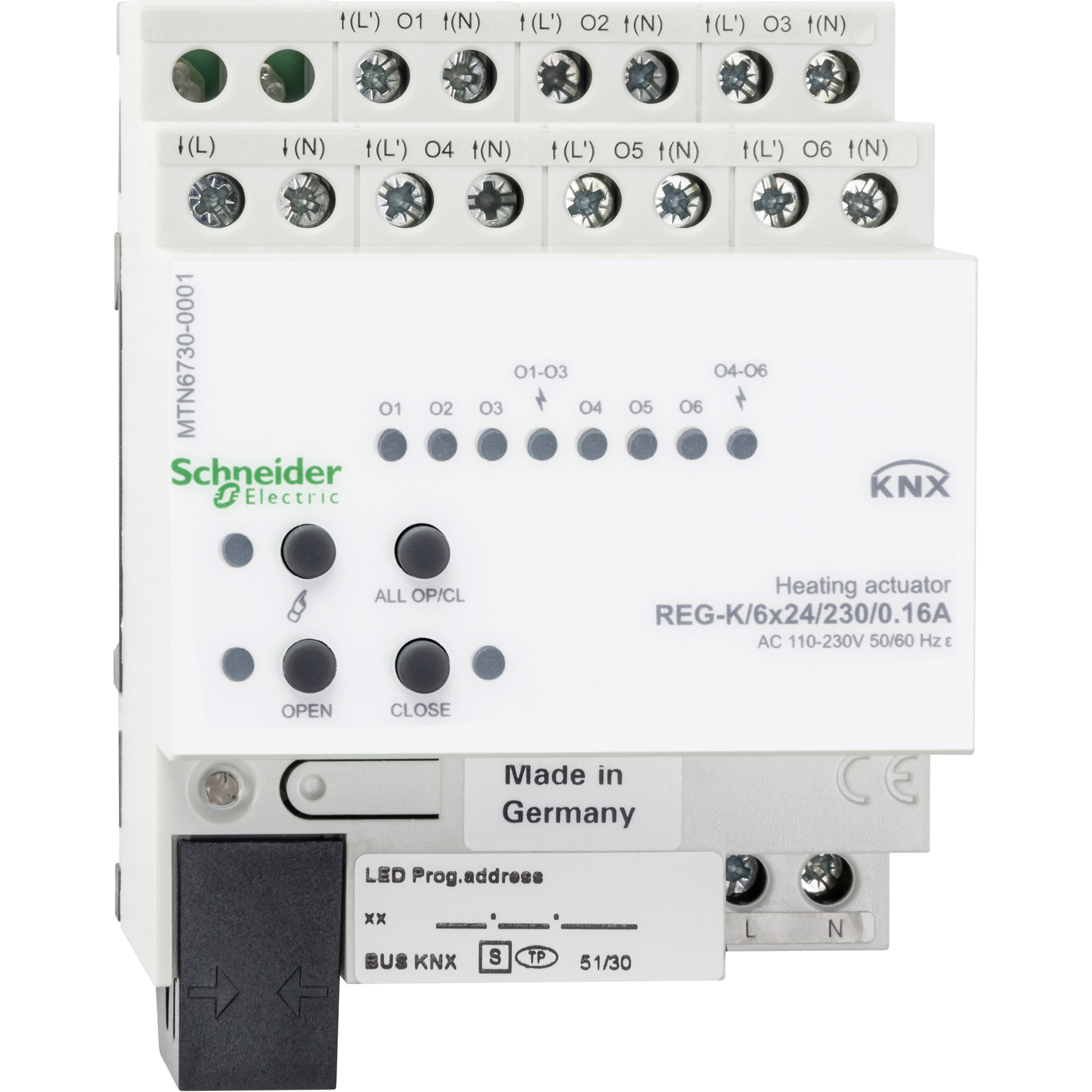 

Merten KNX АКТОР ДЛЯ ОБОГР.REG-K /6Х24/230/0.16А