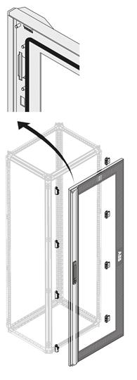 

Abb TUR P Дверь стек.IP65 12 DIN H=2000мм W=600мм, Серый