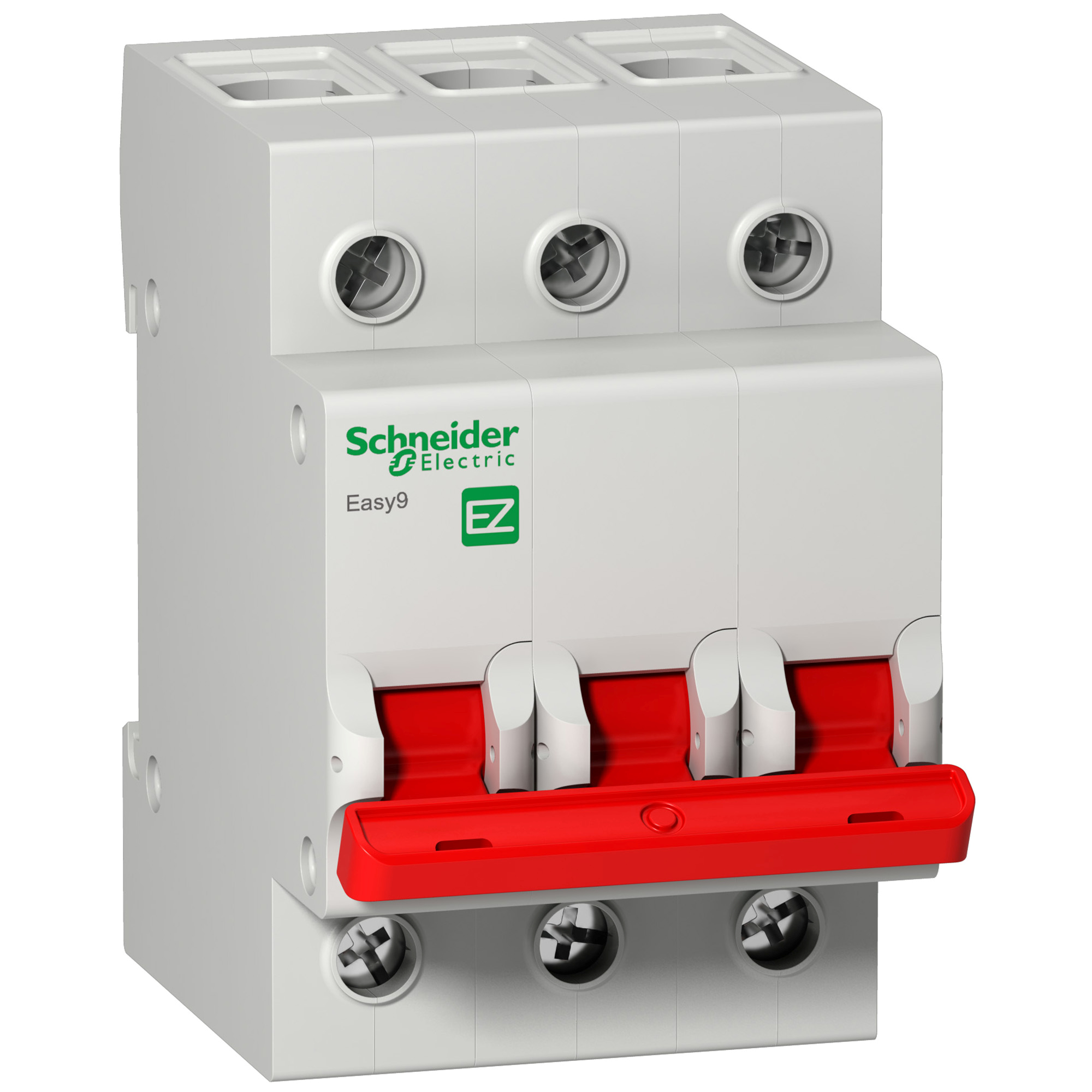 

Рубильник модульный Schneider Electric Easy9, 3 полюса, 125A, ширина 3 DIN-модуля