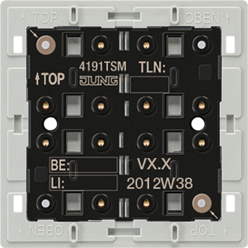 

KNX кнопочный модуль универсальный, 1 группа 4191TSM Jung